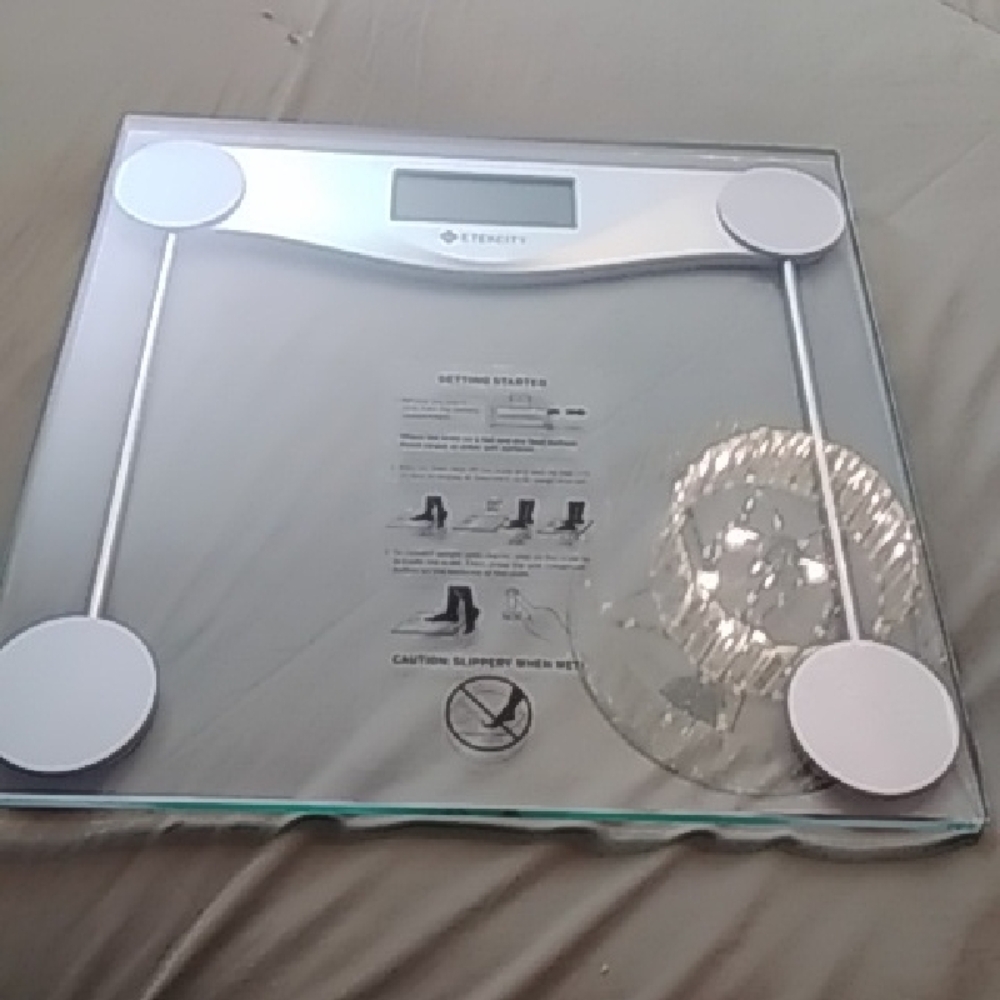 Tenergy Silver Digital Bathroom Scale